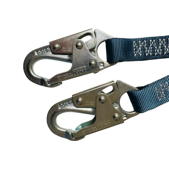 Falltech Shock Absorbing Lanyard 8259 6ft Max 310 Lbs Blue NEW - Picture 3 of 8